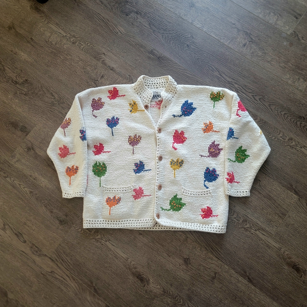 Amano Leaf Autumn Knit Cardigan